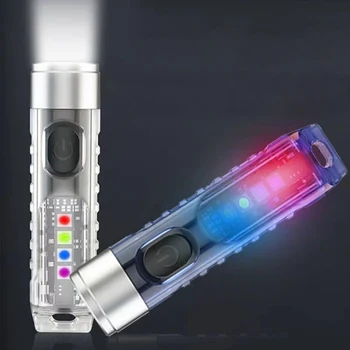 Новый Ультра Яркий Тактический светодиодный фонарик Мини-факел USB Зарядка Открытый Кемпинг Рыбалка Коммерческое Освещение Сигнальная лампа