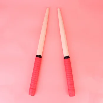 1 Пара Барабанных Палочек Taiko, Аксессуары Для Музыкальных инструментов Taiko со Спортивной Ручкой (красный)