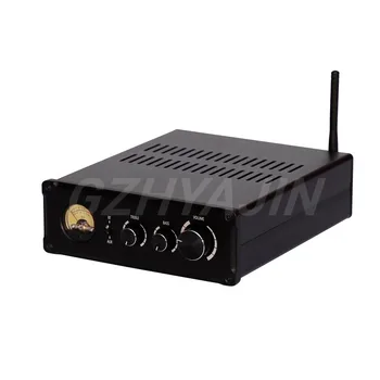 D12 HiFi TPA3255 2,0 Стерео Домашнее Аудио Цифровой Класс D QCC3034 Bluetooth 5,0 Усилитель Мощности С VU-Метром 300 Вт * 2