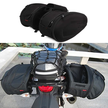 Дорожная сумка для шлема, чемодан, седельные сумки, водонепроницаемые, большой емкости 36Л-58Л с плащом для универсальных мотоциклов Yamaha