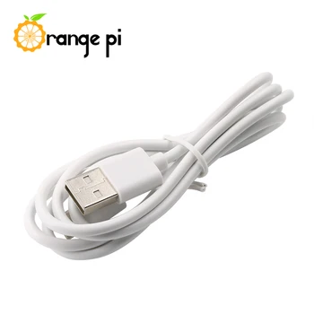 Кабель питания Orange Pi USB turn Type-C 2.0, 120 мм провод белого цвета, подходит для плат Orange Pi 4 /4B