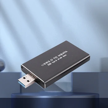 Корпус жесткого диска MSATA-USB 3.0 6 Гбит/с, Коробка жесткого диска MSATA-USB 3.0, Беспроводной PCI-E для SSD-накопителя MSATA 30*30/50