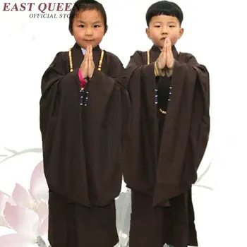 Одеяния буддийского монаха для детей одежда шаолиньского монаха для детей одеяния шаолиньского монаха детский костюм буддийского монаха для мальчиков и девочек AA968