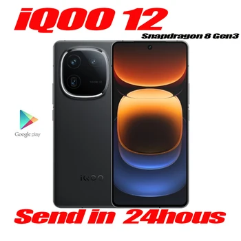 Оригинальный Мобильный Телефон VIVO IQOO 12 5G Snapdragon8 Gen 3 678 дюймов AMOLED 2K 144Hz 5000mAh 120W Super Charge 64MP NFC