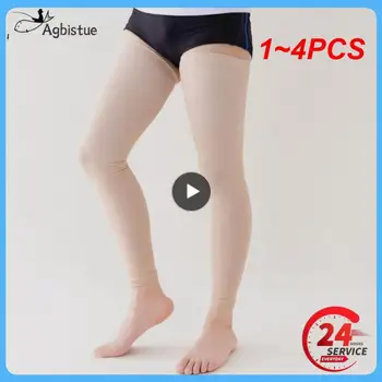 1 ~ 4ШТ компрессионных носков S-XXL для предотвращения варикозного расширения вен, поддерживающий шланг без пальцев для женщин и мужчин