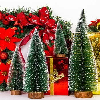 Мини Рождественская елка Новогоднее украшение для дома Украшение Рождественской елки adornos de navidad para casa