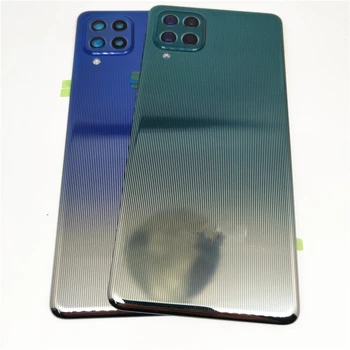 Оригинал для Samsung Galaxy F62 Задняя крышка батарейного отсека Панель корпуса задней двери с объективом камеры Запасные части