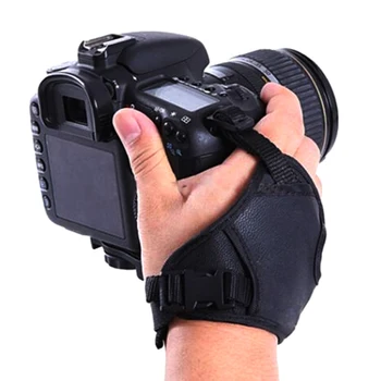 ХИТ продаж! 1 шт. ручной захват, ремешок для камеры, ремешок из искусственной кожи для камеры, аксессуары для фотосъемки DSLR
