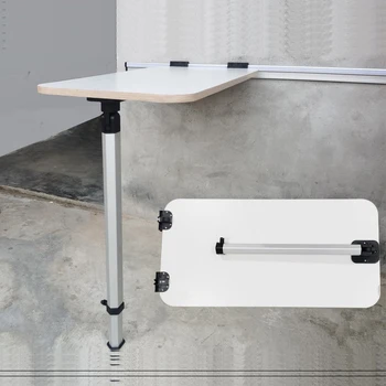 Съемная Регулируемая складная телескопическая подставка для ножек стола из высококачественного алюминиевого сплава Применяется к аксессуарам для кемпинга Caravan