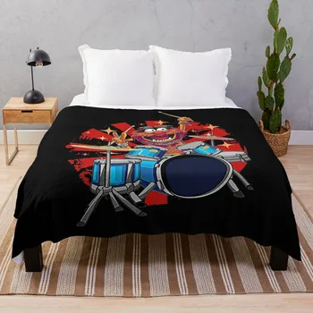 плед the Muppet Animal Drummer, Стеганое одеяло, Мягкое Клетчатое Винтажное Одеяло, туристическое Одеяло