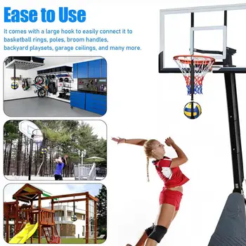 Волейбольный тренажер с шипами, регулируемая длина крепежной ленты, Простая установка, тренажер для волейбольной атаки, Тренировочный инструмент