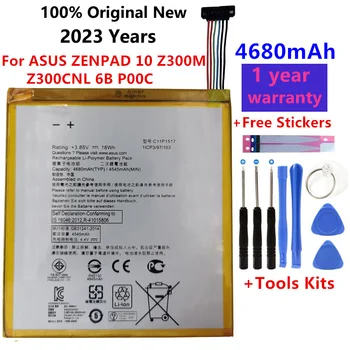 Оригинальный аккумулятор C11P1517 для ASUS ZENPAD 10 Z300M Z300CNL 6B P00C, Высококачественные Аккумуляторы для телефонов емкостью 4680 мАч + Бесплатные Инструменты