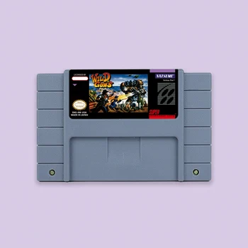 Экшн-игры Wild Guns для SNES с 16-разрядным картриджем для игровых консолей США NTSC или EUR PAL