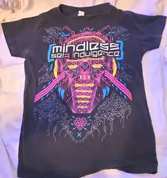 Футболка Mindless Self Indulgence Band Tour, женская футболка среднего размера