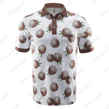 Рубашки для Гольфа Rolo Мужская Футболка Спортивная Одежда Летние Топы С Коротким Рукавом Быстросохнущие Дышащие Трикотажные Рубашки Поло Mtb Love Golf