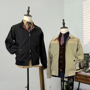Классическая куртка Harrington G9 Blunt Razor Мужская Весенне-осенняя американская винтажная ветрозащитная повседневная короткая куртка с воротником-стойкой
