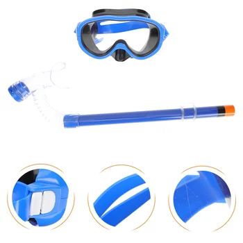 Детский набор для подводного плавания с защитой от запотевания, плавательные очки для подводного плавания, полусухой набор для подводного плавания, набор для подводного плавания, маска для подводного плавания