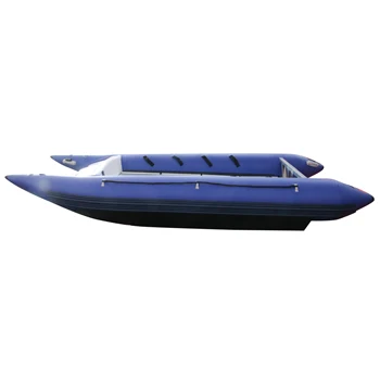 Goethe Goboat GTG410 14-футовый спорт на открытом воздухе, Скоростной Катамаран, Надувная рыбалка, Кемпинг, Гребная Дрейфующая лодка