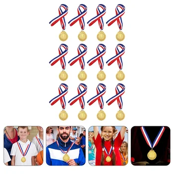 Игровой набор Kidcraft из 12 предметов Золотая медаль для награждения детей школьными медалями серебряными и медными для детей