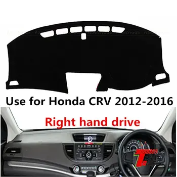 Классическая крышка приборной панели автомобиля из высококачественного полиэфирного волокна TAIJS Factory для Honda CRV 2012-2016 с правосторонним управлением