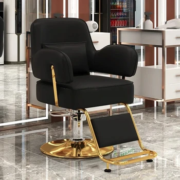 Вращающееся парикмахерское кресло для макияжа, Эргономичное профессиональное парикмахерское кресло для маникюра, мебель для парикмахерского салона Kursi