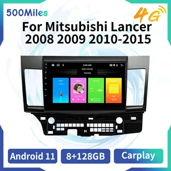 2 Din Android Автомагнитола для Mitsubishi Lancer 2008-2015 Автомобильный Стерео WIFI GPS Мультимедийный Плеер Видео Аудио 4G Carplay с рамкой