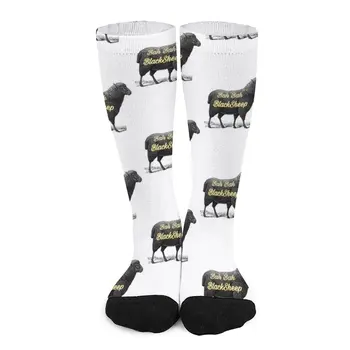 логотип black sheep на овечьих носках Женские короткие носки Мужские хлопчатобумажные носки мужские баскетбольные