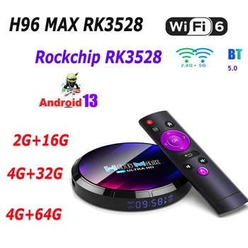 H96 MAX RK3528 TV Box Android13.0 Rockchip 3528 Четырехъядерный медиаплеер с поддержкой 8K Wifi6 BT5.0 Vs Hako Pro