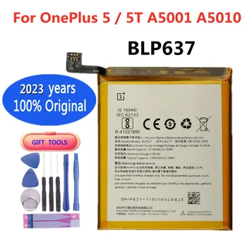 2023 Года 3300 мАч 100% Оригинальный аккумулятор для телефона BLP637 для OnePlus 5 5T Сменный аккумулятор с инструментами в наличии