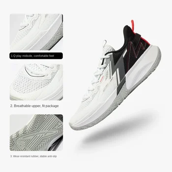 2024 спортивная обувь Мужская баскетбольная спортивная обувь 361 Градус мужские кроссовки прогулочные ботинки для бега BIG3 Team