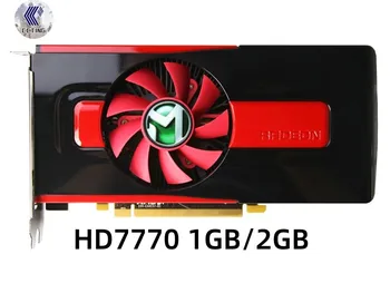 MAXSUN HD 7770 1GB 2GB Видеокарта GDDR5 128bit Видеокарты Игровые Для AMD 7700 серии Radeon HD 7770 Используется 1GB HDMI DVI