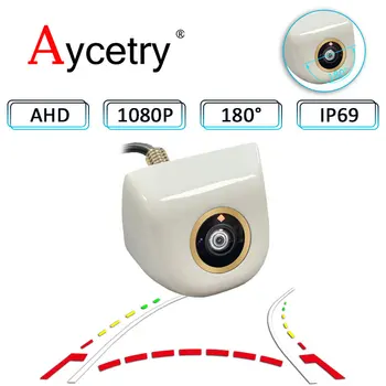 AHD 1080P Универсальная камера заднего вида на 180 градусов, 4-контактное устройство ночного видения, камера заднего вида автомобиля, видимая камера заднего вида автомобиля