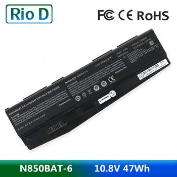 N850BAT-6 10,8 V 47Wh Аккумулятор для ноутбука Clevo N850 N850HC N850HJ N870HC N870HJ1 N870HK1 N850HJ1 N850HK1 N850HN