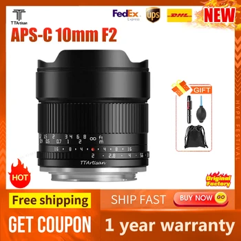 TTArtisan APS-C 10 мм объектив беззеркальной камеры F2 ASPH для Sony E Fuji X Nikon Z Canon RF Крепление M43
