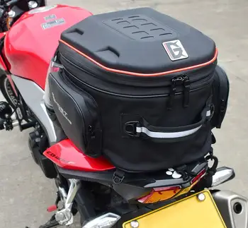 Многофункциональная сумка для мотоцикла, велосипедный рюкзак, мотоциклетная сумка на заднее сиденье, полный шлем с двойным плечом, сумочка в твердом корпусе, светодиодная подсветка
