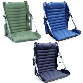 Портативный Надувной походный складной стул на воздушной подушке, регулируемый под разными углами наклона, Высокопрочная опора, принадлежности для кемпинга и пеших прогулок