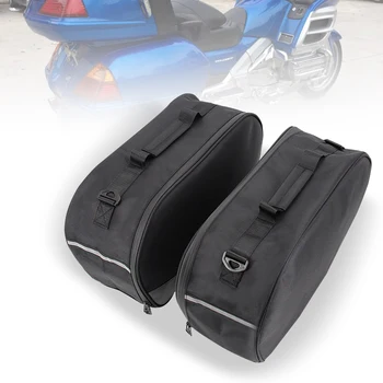 Мотоциклетная сумка, левая правая пара, багажник, седельные сумки, комплект вкладышей для Honda Goldwing GL1800 GL 1800 2017 2016 2015 2014 2013 2012