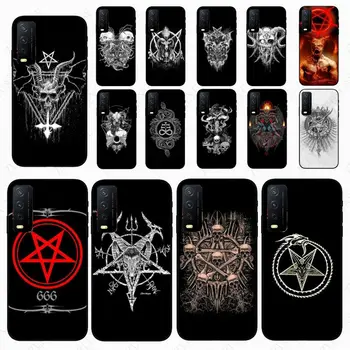 Пентаграмма 666 Демонический Сатанинский чехол для телефона vivo V21E V23E V25PRO V27E 5G Y35 Y31 Y11S Y20S 2021 Y21S Y33S Y53S 4G Чехлы