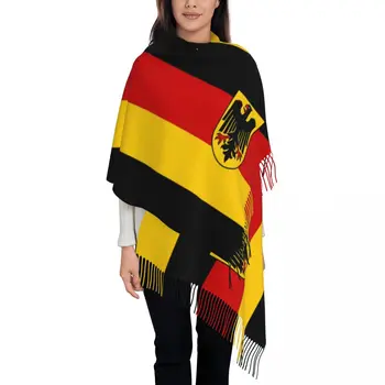 Государственный флаг Германии, Германия, Обертывание шалью, Женский Зимний Большой Мягкий шарф, шаль из Пашмины с Имперским Орлом, шарфы