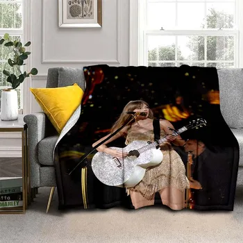 Певица Top stream Тейлор модный диван с принтом, тонкое одеяло, чехол для кондиционера, одеяла для кроватей, настраиваемые
