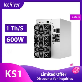 Новый ICERIVER KAS KS1 1TH 600 Вт Алгоритм KAS Майнинга KHeavyHash С Блоком Питания В комплекте Бесплатная Доставка