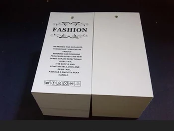 300 г мелованной бумаги пользовательские бирки ценник пользовательские вешалки с напечатанным логотипом поворотные бирки этикетка одежды персонализированная этикетка