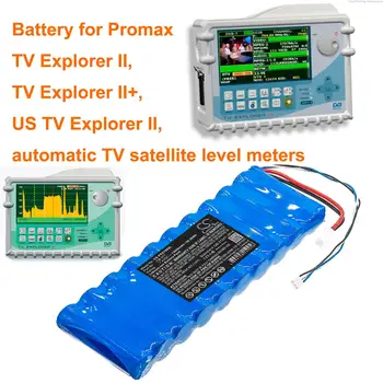 Аккумулятор OrangeYu 13000mAh для Promax TV Explorer II, TV Explorer II +, US TV Explorer II, автоматических измерителей уровня спутникового телевидения