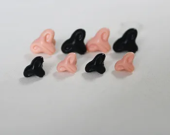 новый нос 300шт 13 мм 18 мм лиса животное черный телесный цвет безопасности игрушки для животных носы с шайбой для поделок куклы-вариант цвета