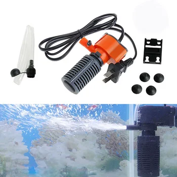 Внутренний фильтр мини-аквариума 3 Вт, погружной водяной насос, фильтр 3 в 1, циркуляция кислорода для аквариума с рыбками и черепахами