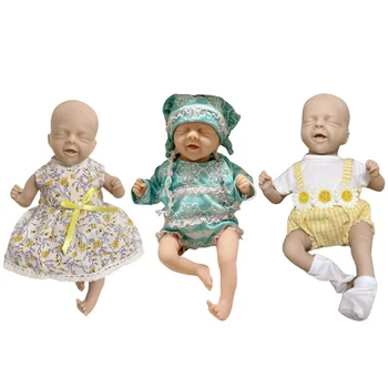 Мини-кукла Bebe Reborn Baby, костюм, новое платье, комплект из 3 предметов для девочек, аксессуары для кукол 30 см 35 см
