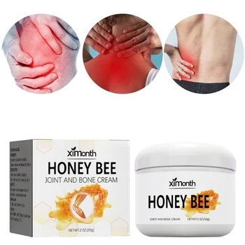 59 г крема для лечения костей суставов Honey Bee для плечевого, шейного, поясничного массажа коленных суставов Крем для массажа костей, Мази от Мышечного артрита