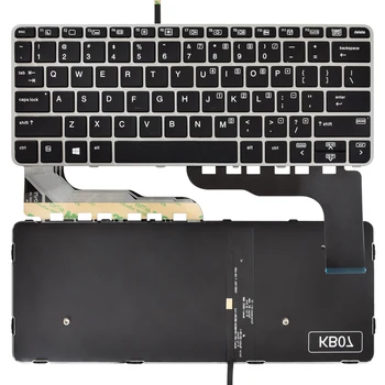 Замена Senmoer Новая Клавиатура с Подсветкой США без Указателя для HP EliteBook 725 G3 725 G4 820 G3 820 G4